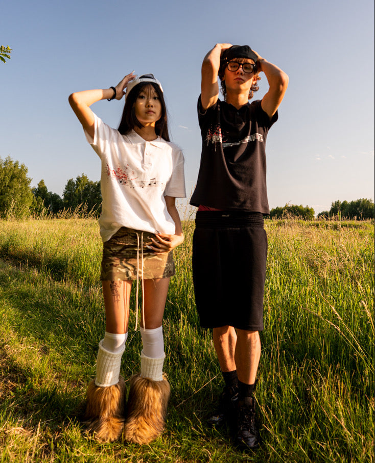 ABYSS double waist shorts - ABYSS